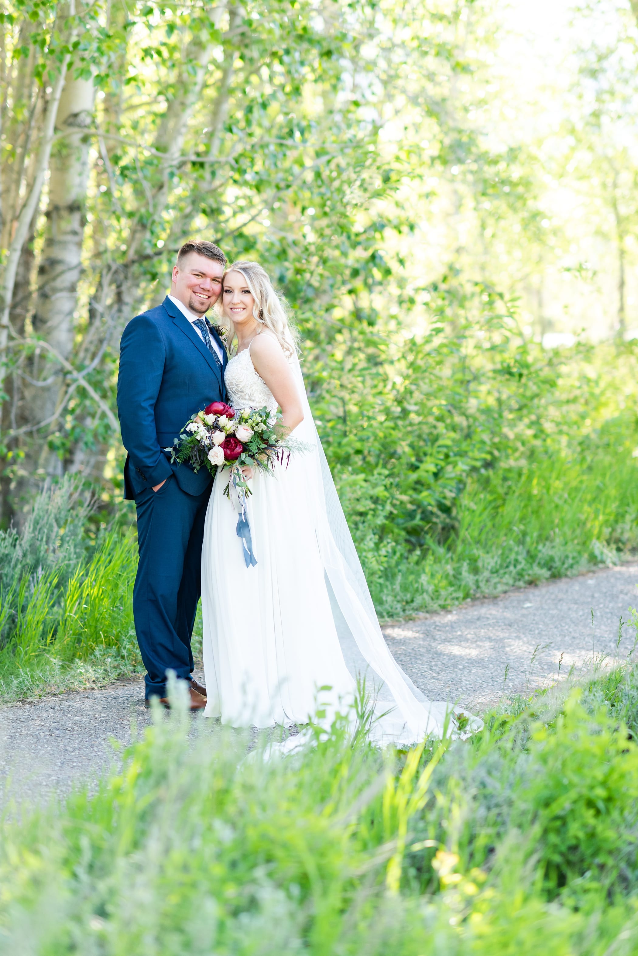Wedding couple at Grand Teton National Park